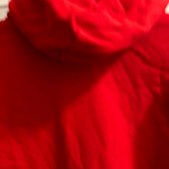 NWT Adidas L/S Red Branded Hoodie - Picture 4 of 11